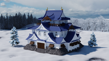 Japanische Burg